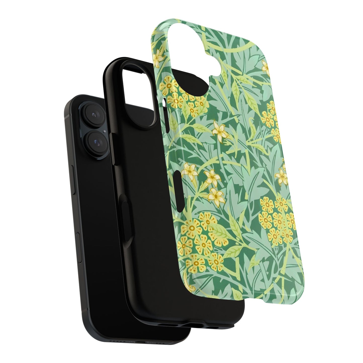 Tough Cases Organic Floral Phone Case, Stylish iPhone Cover, Eco-Friendly Gift, Nature Lover Accessory, Spring Decor, Unique Phone Protector
