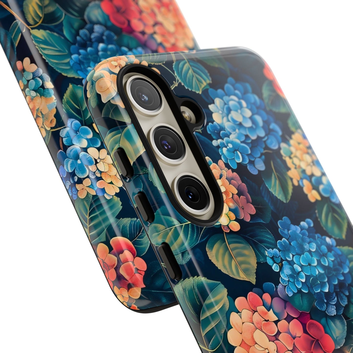 Floral Tough Phone Case, Durable Smartphone Cover, Flower Design, Gift for Her, Stylish Protection