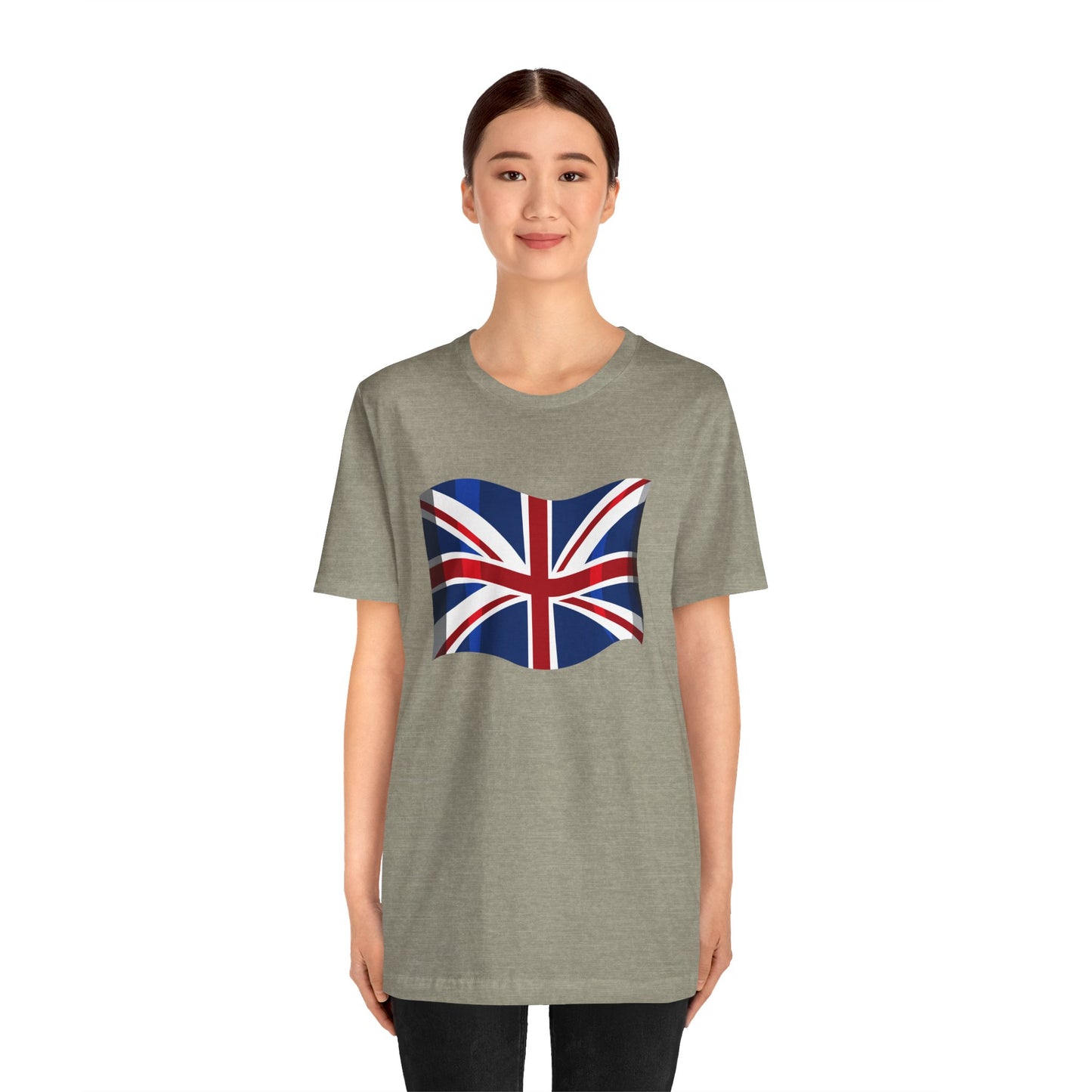 Unisex Jersey Short Sleeve Tee - Classic UK Flag Design - Union Jack Symbol