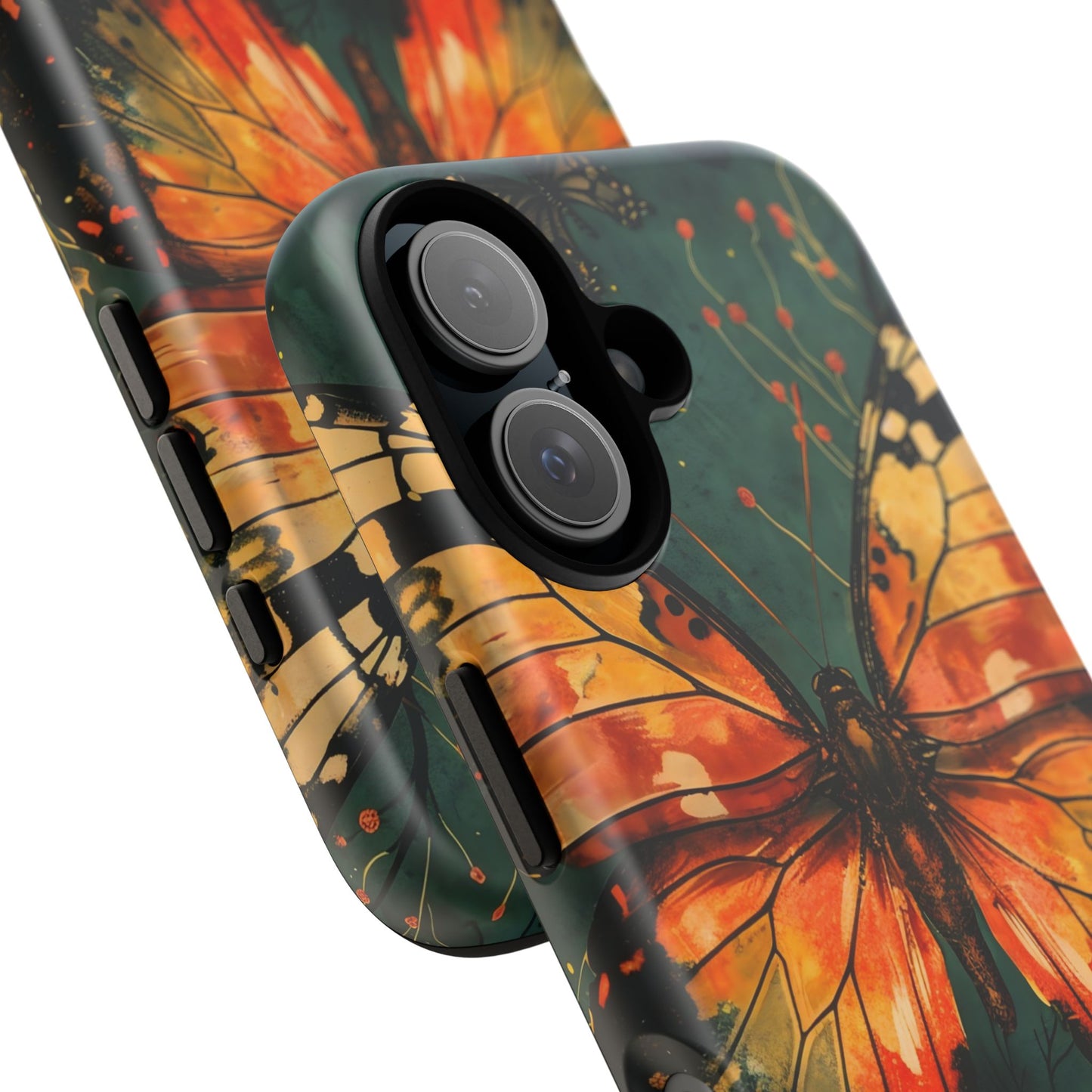 Butterfly Phone Case – Tough Cases for Nature Lovers, Floral Design, Butterfly Art, Unique Gift, Eco-Friendly Protection
