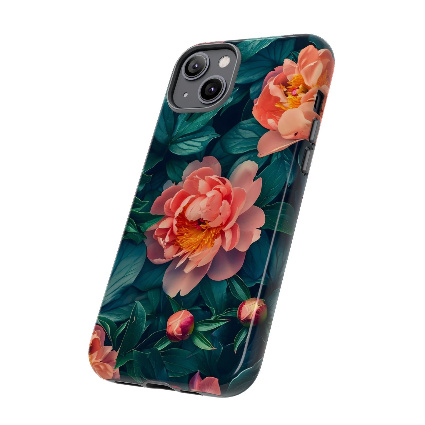 Floral Phone Case - Tough Cases, Flower Design, Botanical Art, Phone Accessory, Gift for Her, Nature Lovers