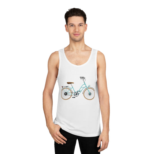 Unisex Softstyle™ Tank Top - Classic British Bicycle