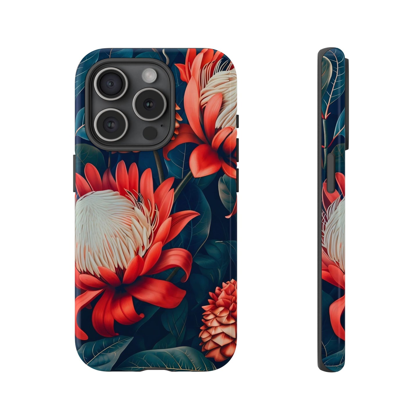 Floral Phone Case for Tough Love, Durable Cover, Unique Gift for Nature Lovers, Birthday, Mother's Day, Floral Design
