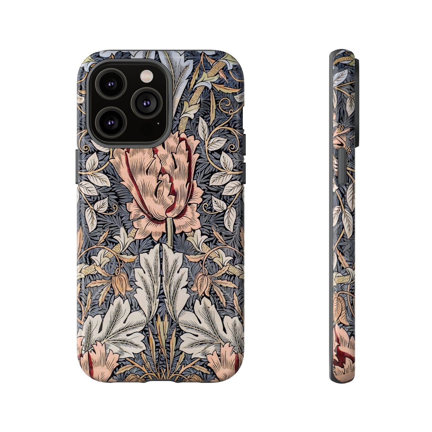 Floral Phone Case, Tough Cases for Stylish Protection, Flower Design, Gift for Her, Phone Accessories, Trendy Mobile Covers