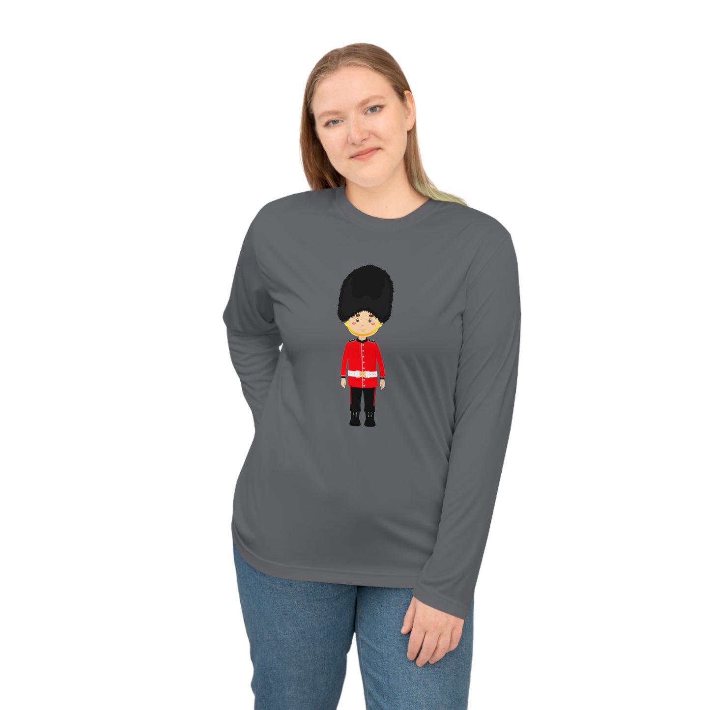 Unisex Performance Long Sleeve Shirt - Royal Guard - A London Icon