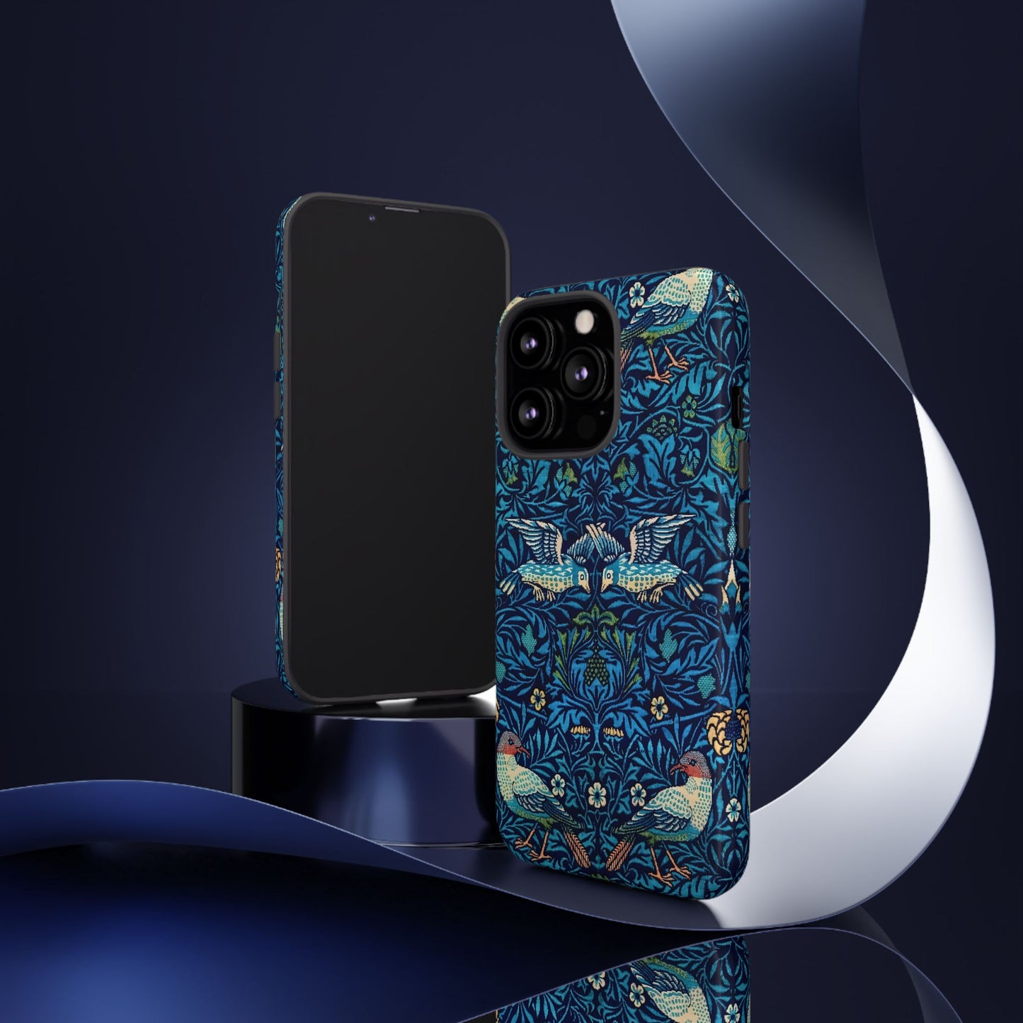 Elegant Bird Pattern Phone Case | Nature Lover Gift, Stylish Mobile Cover, Floral Design, Eco-Friendly, Unique Cell Phone Protector