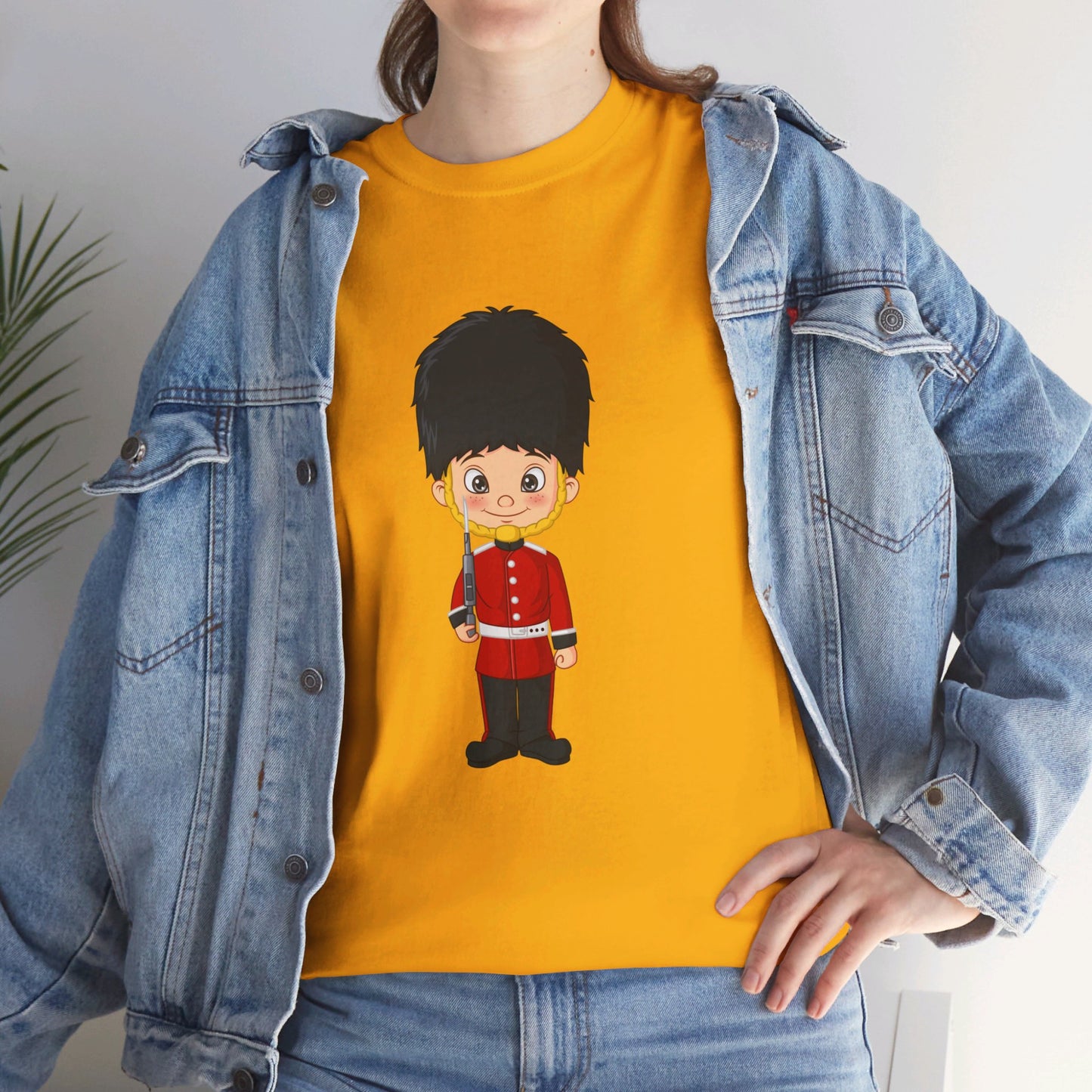 Red Jacket - Bodmin Keep Aesthetic Unisex Heavy Cotton T-Shirt