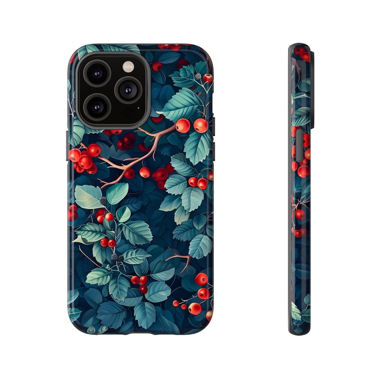 Berry Blossom Phone Case - Nature Lover's Gift, Floral Design, Cute Accessory for Spring, Unique Tech Cover, Perfect for Holidays