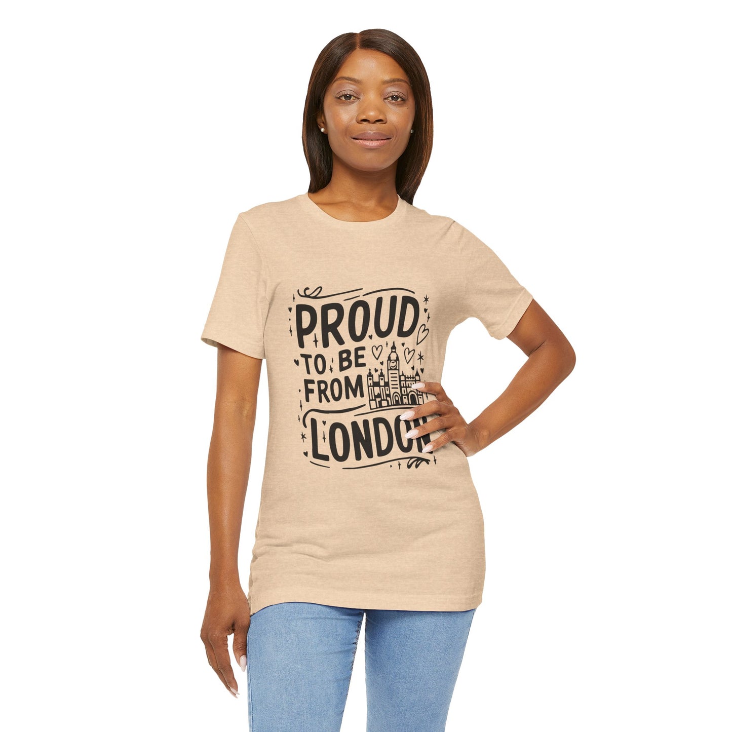 Unisex Jersey Short Sleeve Tee - Proud to be from London