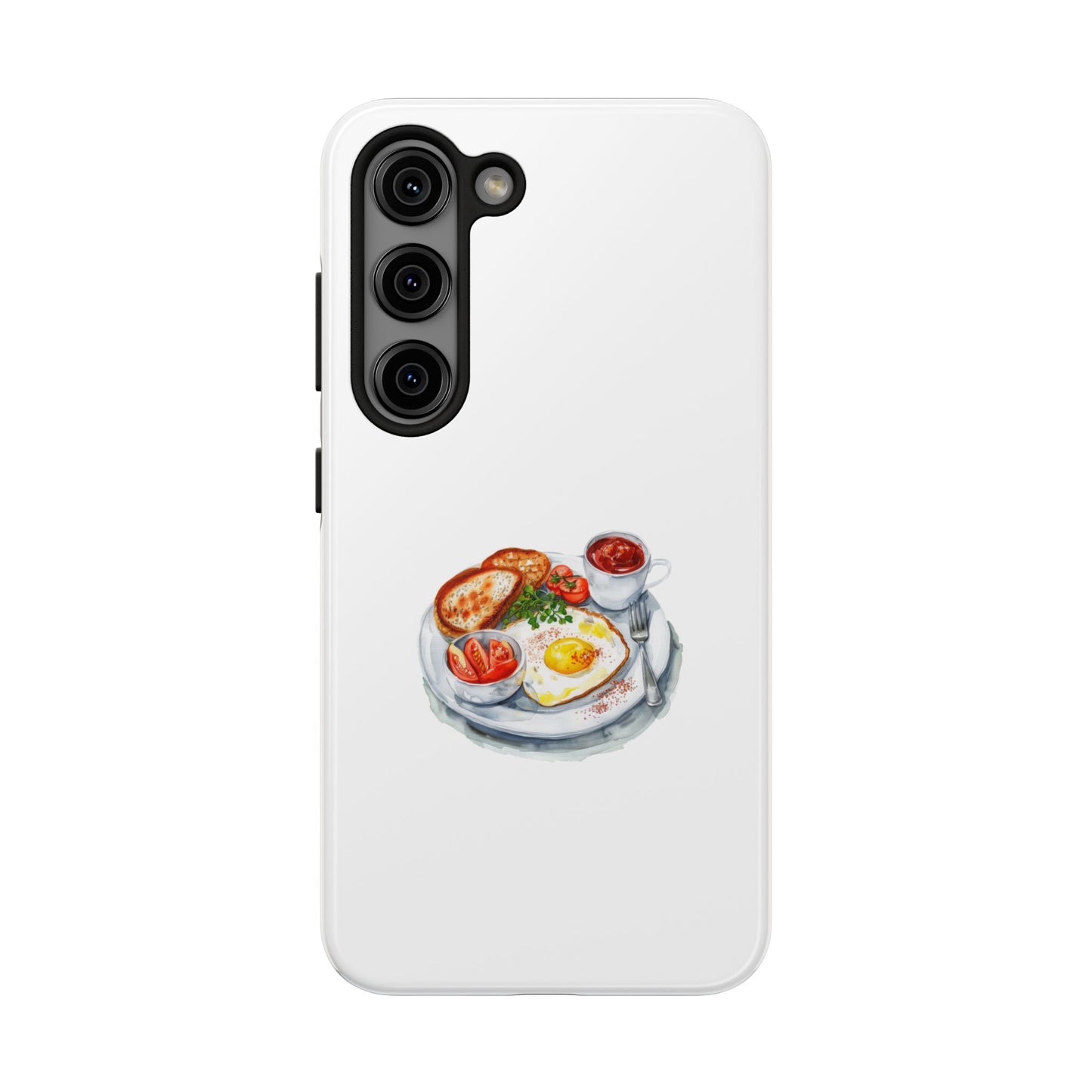 Breakfast Lovers Tough Phone Case - Cute Food Art, Durable Protection