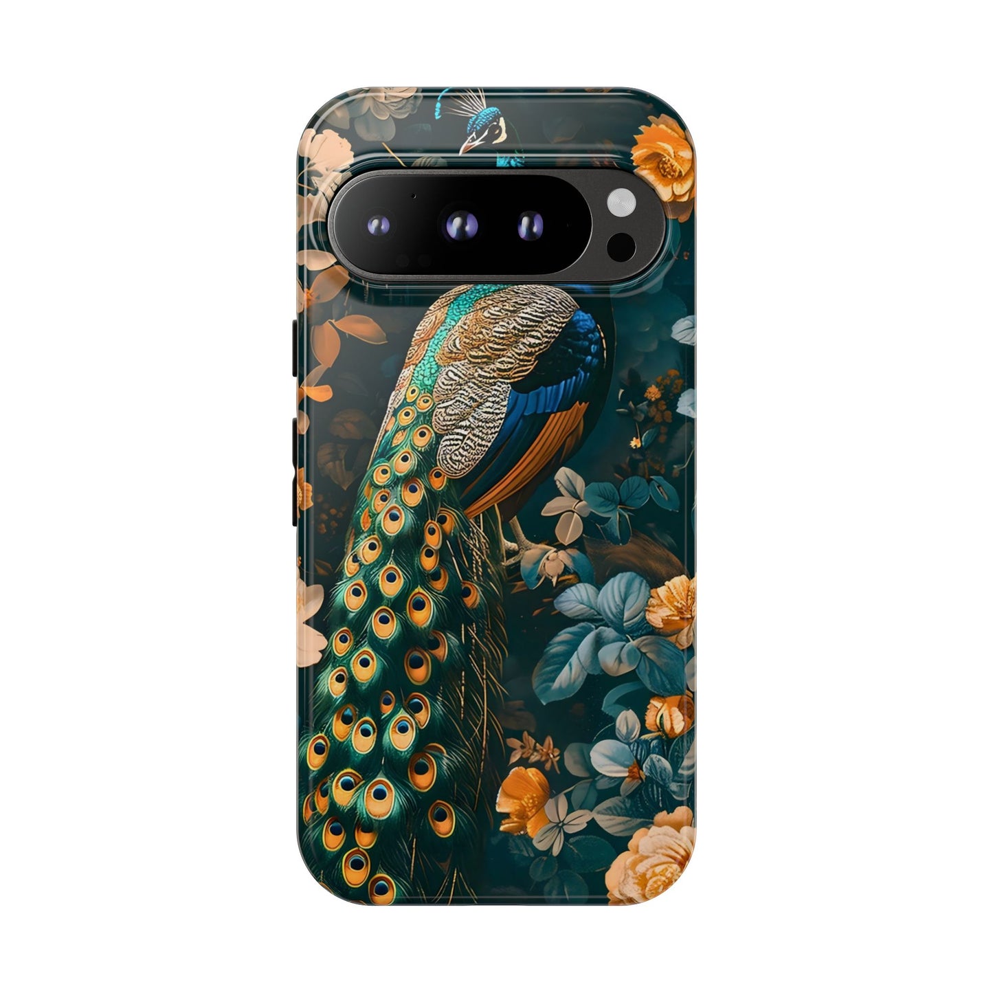 Peacock Phone Case - Elegant Floral Design, Tough Case for Protection, Unique Gift for Nature Lovers, Stylish Accessory, Eco-Friendly