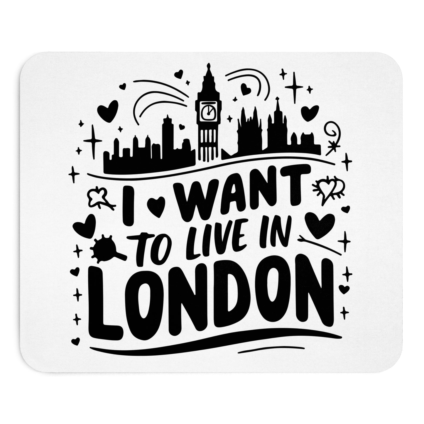 London-Themed Mouse Pad | Perfect Gift for Travelers, Work Desk Accessory, Office Decor, Home Office Essentials, Unique Gift Idea