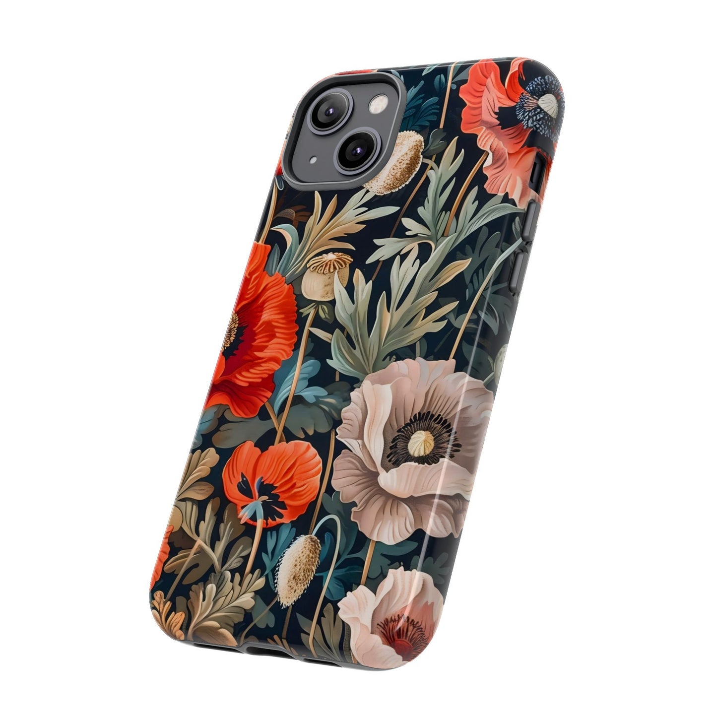 Floral Phone Case - Tough Cases, Flower Design, Chic Tech Accessories, Stylish Gifts, Unique Phone Protectors