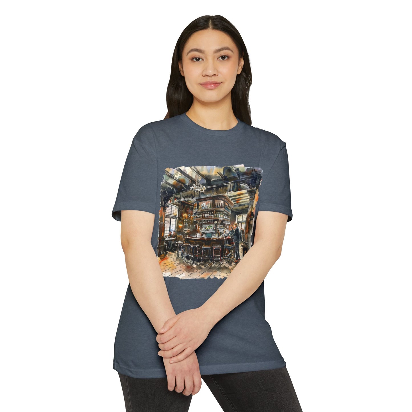 Unisex CVC Jersey T-shirt - The Local Spot - Authentic British Pub Vibes