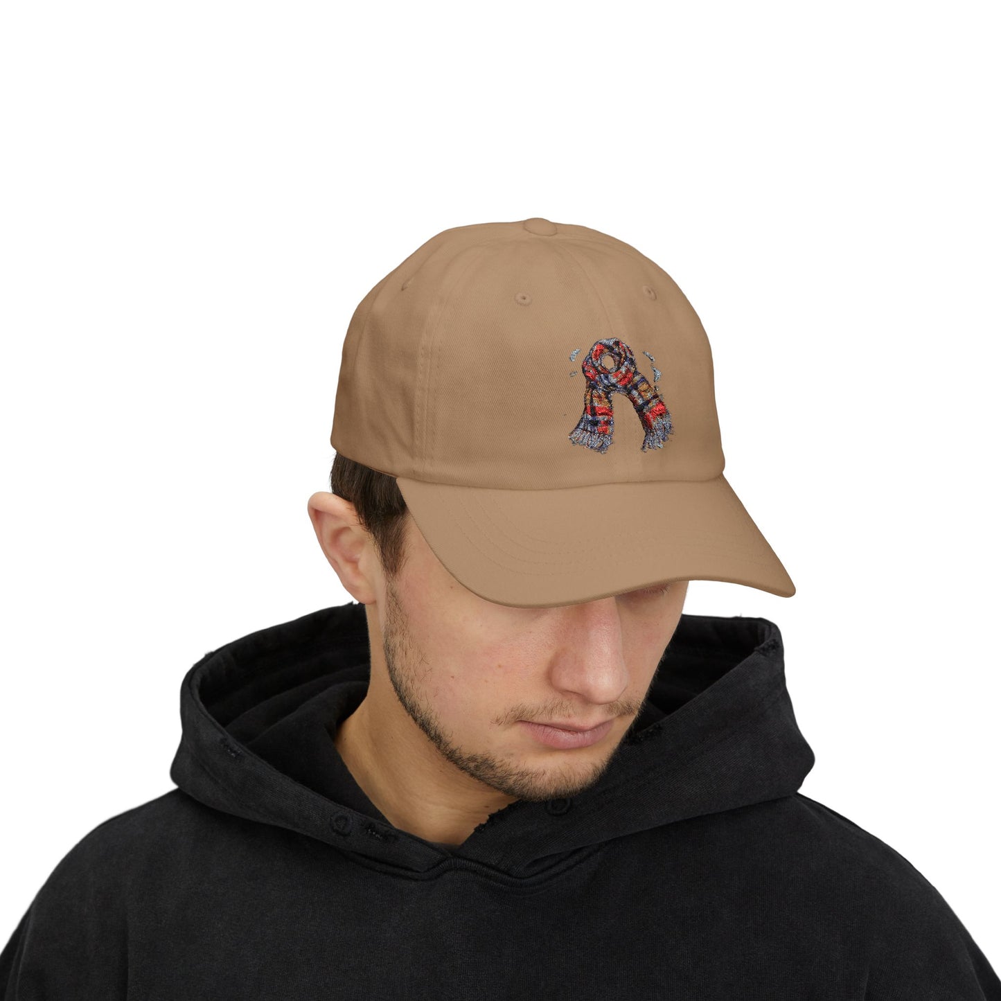 Classic Knitted Scarf Dad Cap | Casual Summer Hat, Unisex Baseball Cap, Gift for Dad, Outdoor Accessory, Dad Apparel