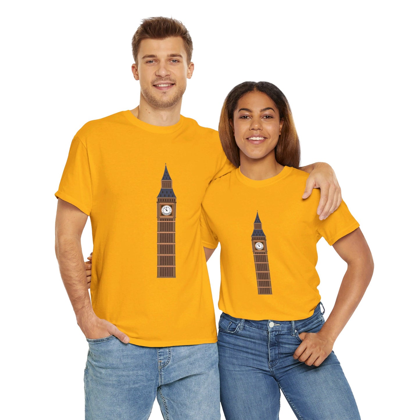Big Ben - Iconic British Tower and Landmark Classic Unisex Heavy Cotton T-shirt