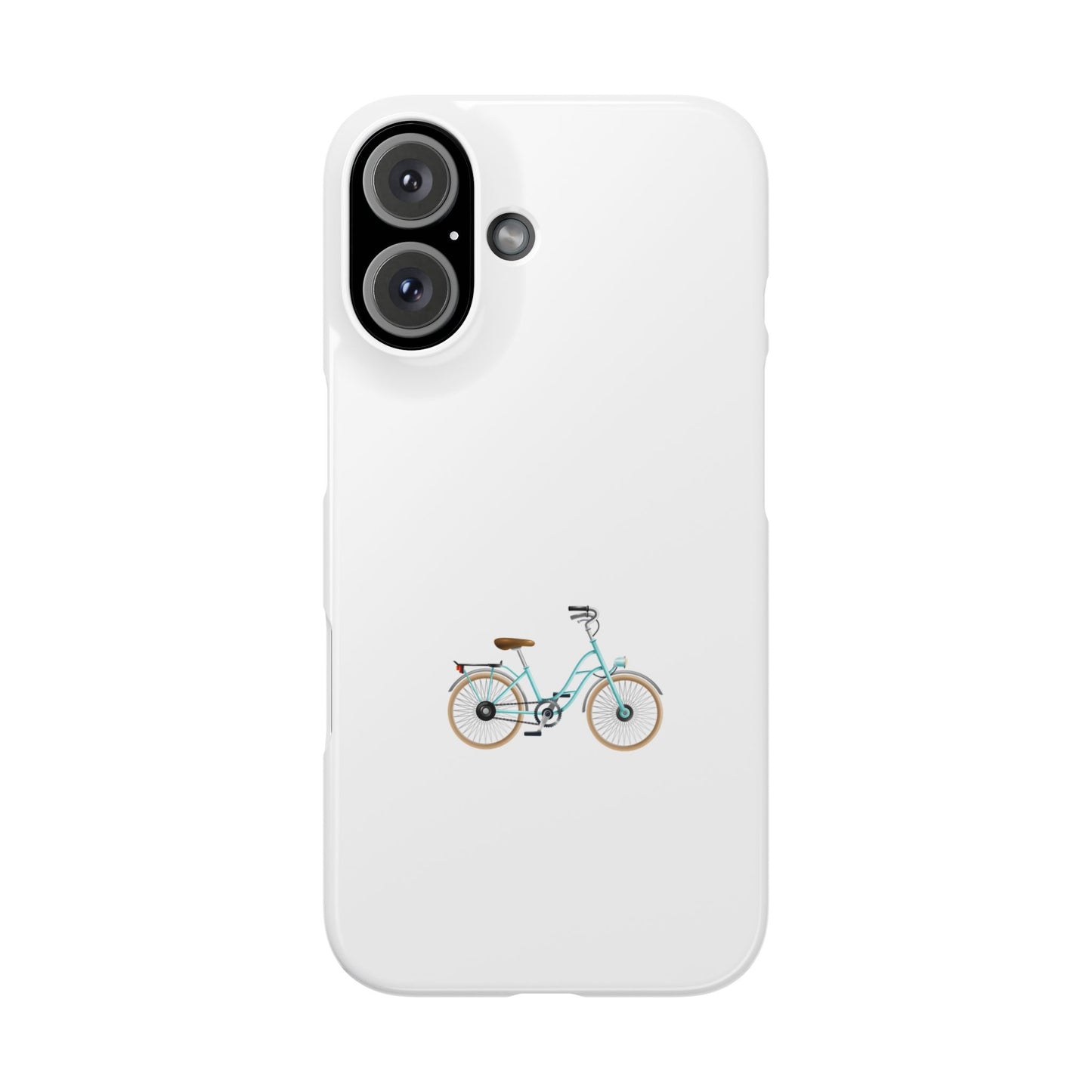 Vintage Bicycle Slim Phone Case, Phone Cover, Aesthetic Phone Accessory, Customizable Gift, Eco-Friendly Case