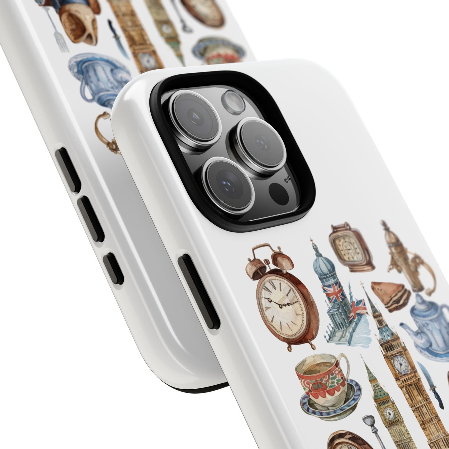 Vintage Illustrative Phone Case, Whimsical Tough Phone Cover, Gifts for Her, Unique Cell Phone Accessory