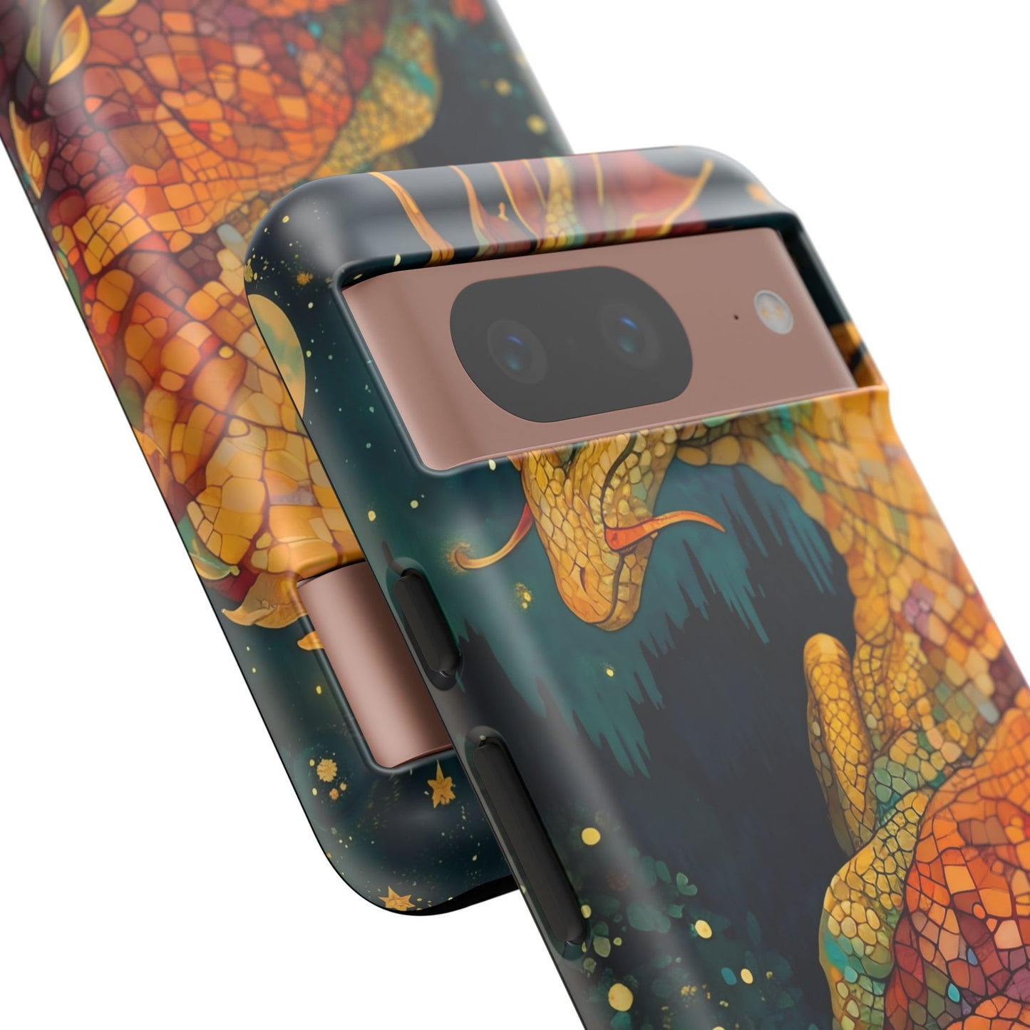 Dragon Art Phone Case, Tough Phone Cover, Fantasy Gift, Unique Mobile Accessory, Dragon Lover Gift, Stylish Protection