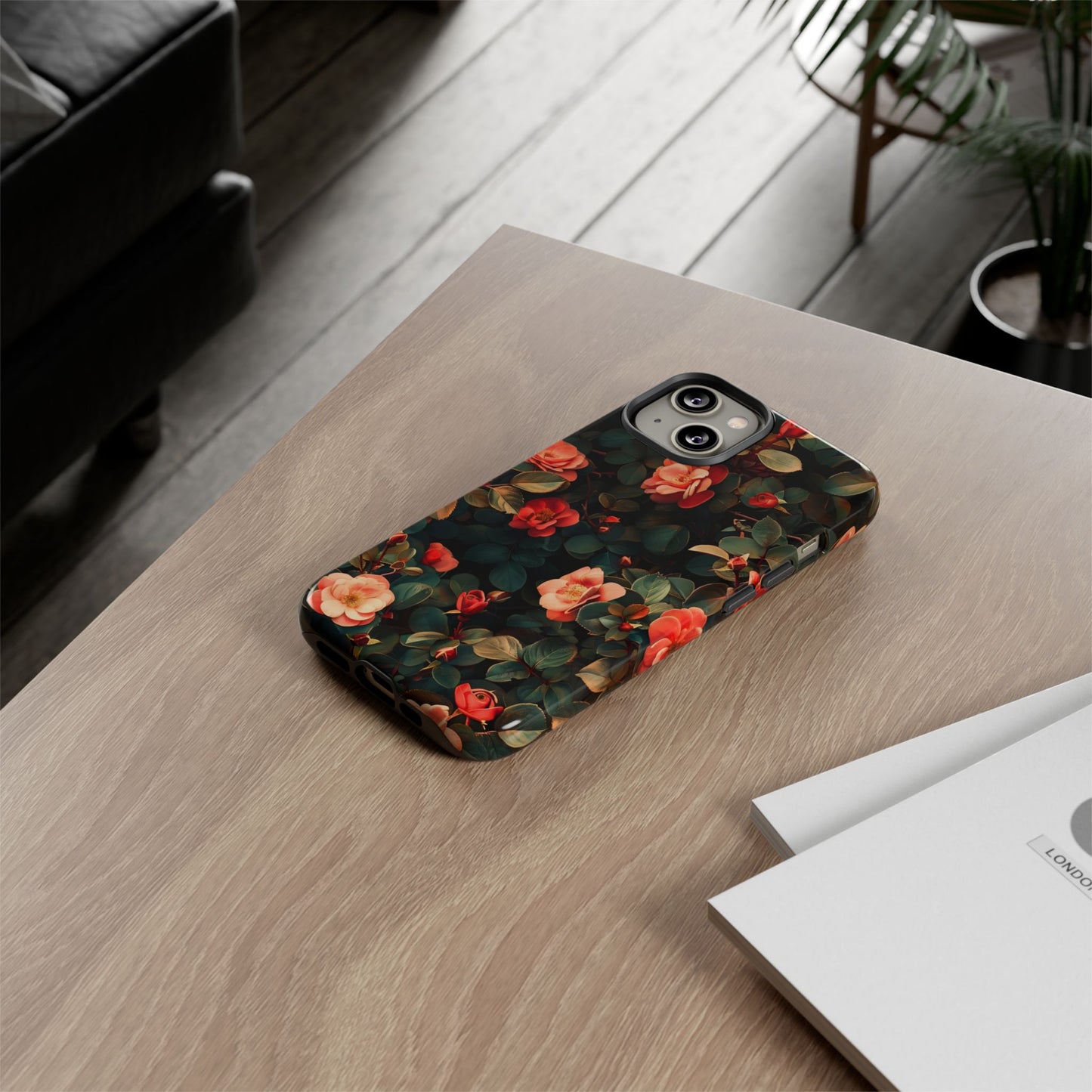 Floral Phone Case - Elegant Floral Design, Tough Protective Case, Perfect Gift for Her, Trendy Phone Accessories, Mother’s Day, Birthday