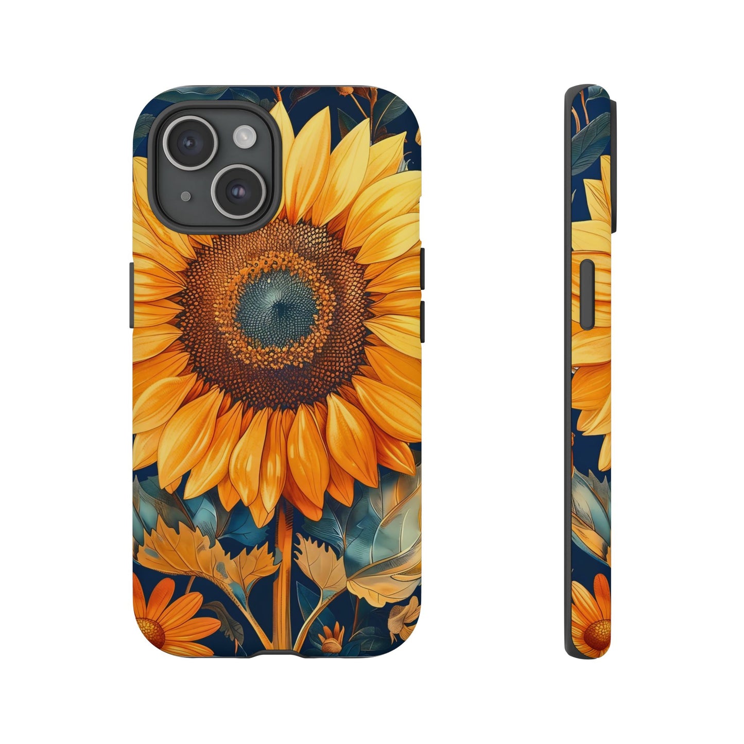 Sunflower Phone Case - Floral Design for Nature Lovers, Cute Spring Accessory, Gift for Her, Eco-Friendly Cover