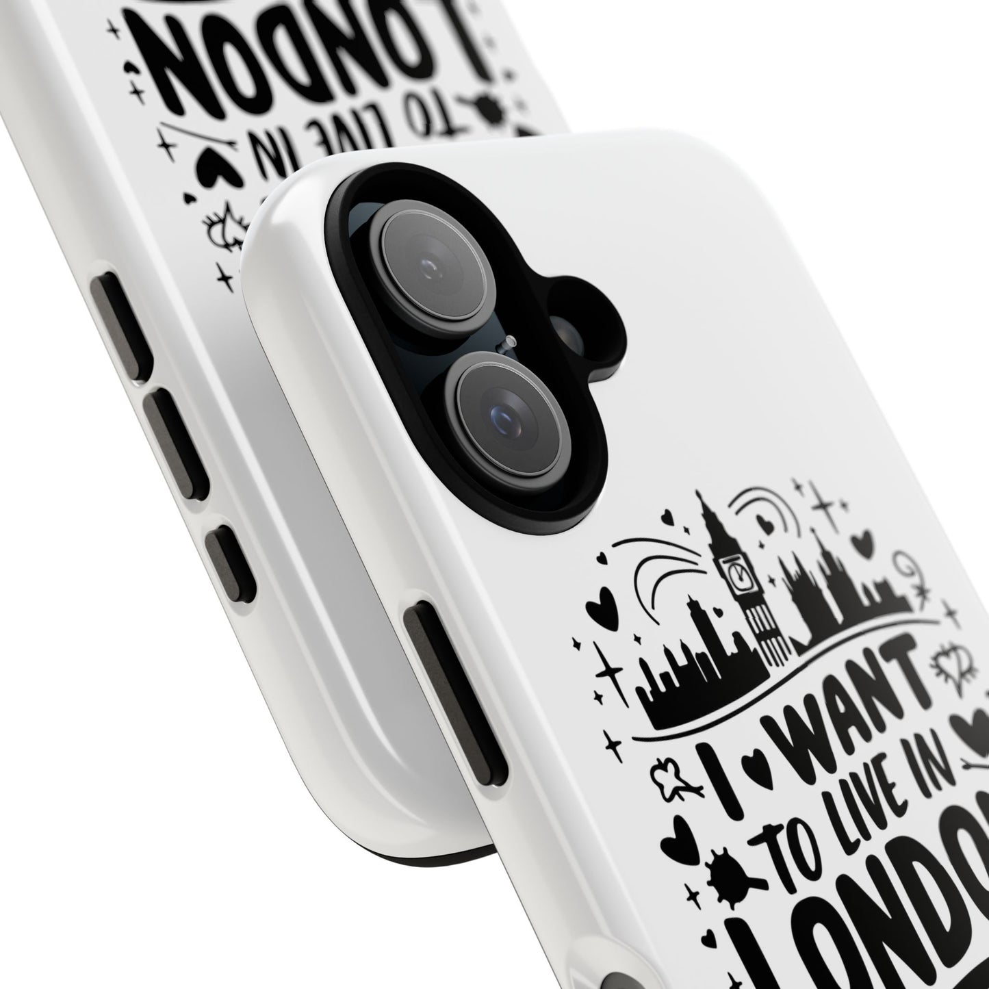 London City iPhone Case, Tough Phone Cover, Travel Gift, London Souvenir, Adventure Accessory, Wanderlust Decor