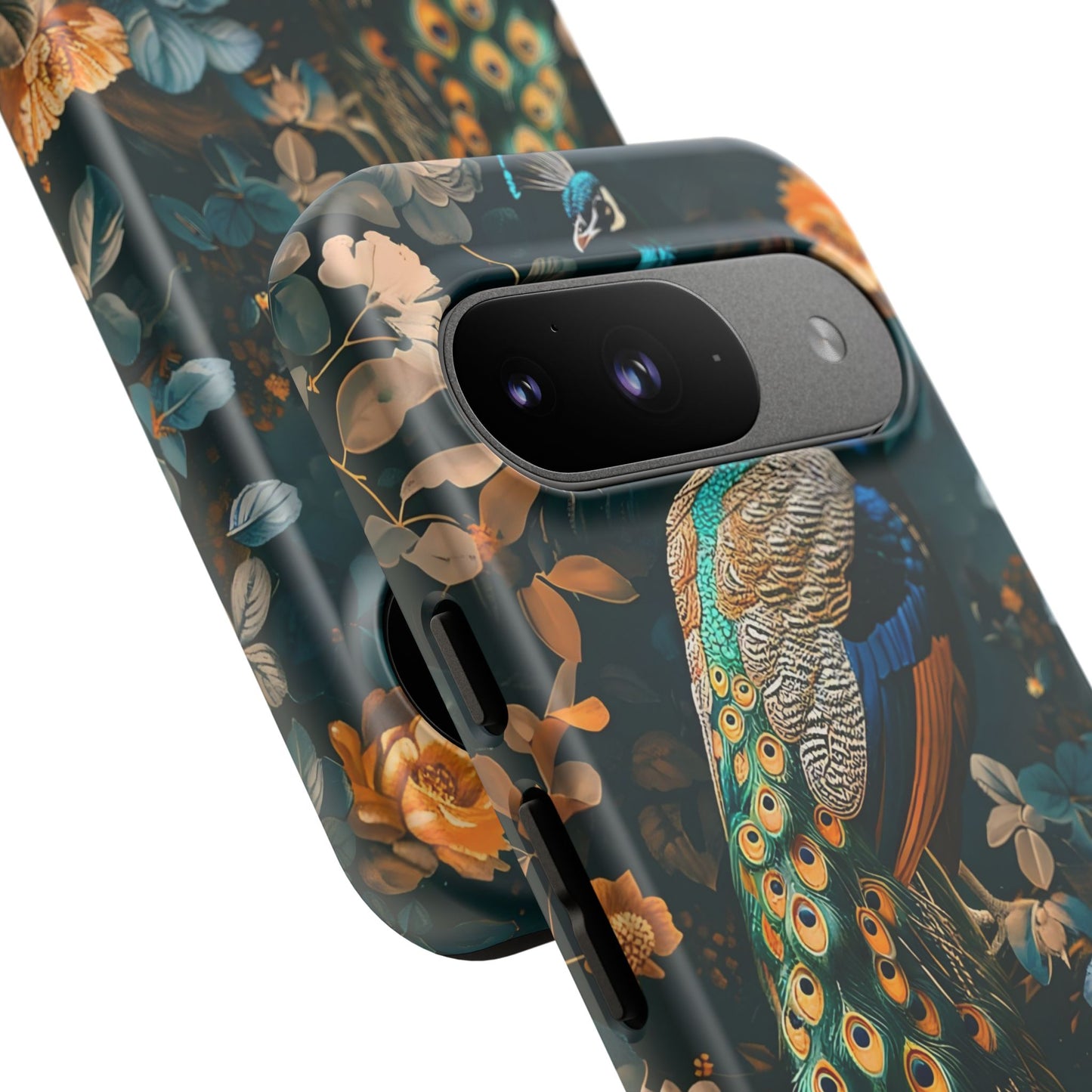 Peacock Phone Case - Elegant Floral Design, Tough Case for Protection, Unique Gift for Nature Lovers, Stylish Accessory, Eco-Friendly