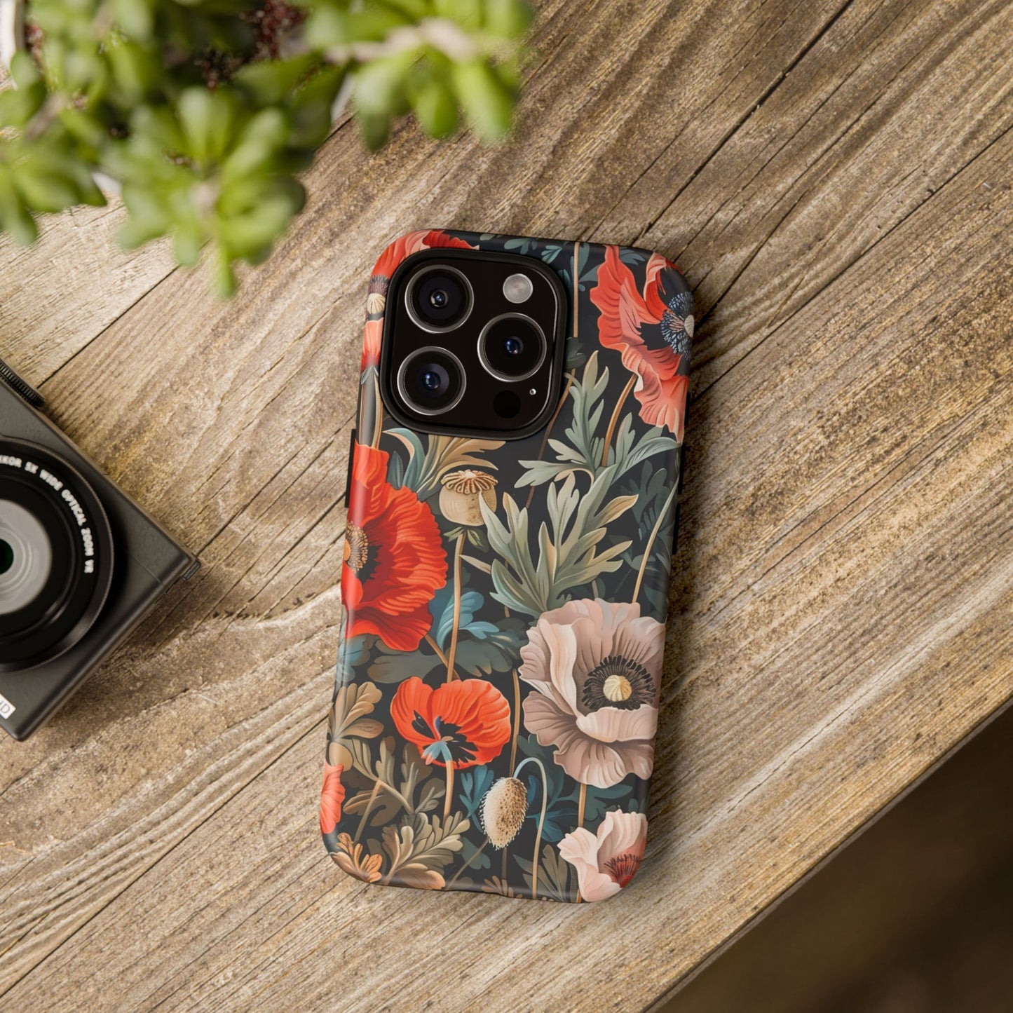 Floral Phone Case - Tough Cases, Flower Design, Chic Tech Accessories, Stylish Gifts, Unique Phone Protectors