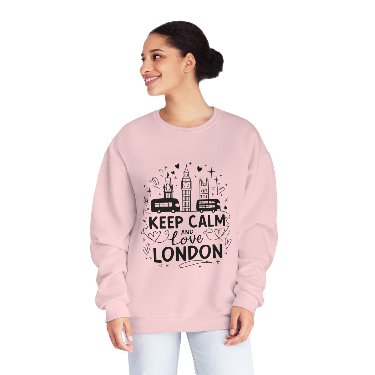 Unisex NuBlend® Crewneck Sweatshirt - Keep calm and love London