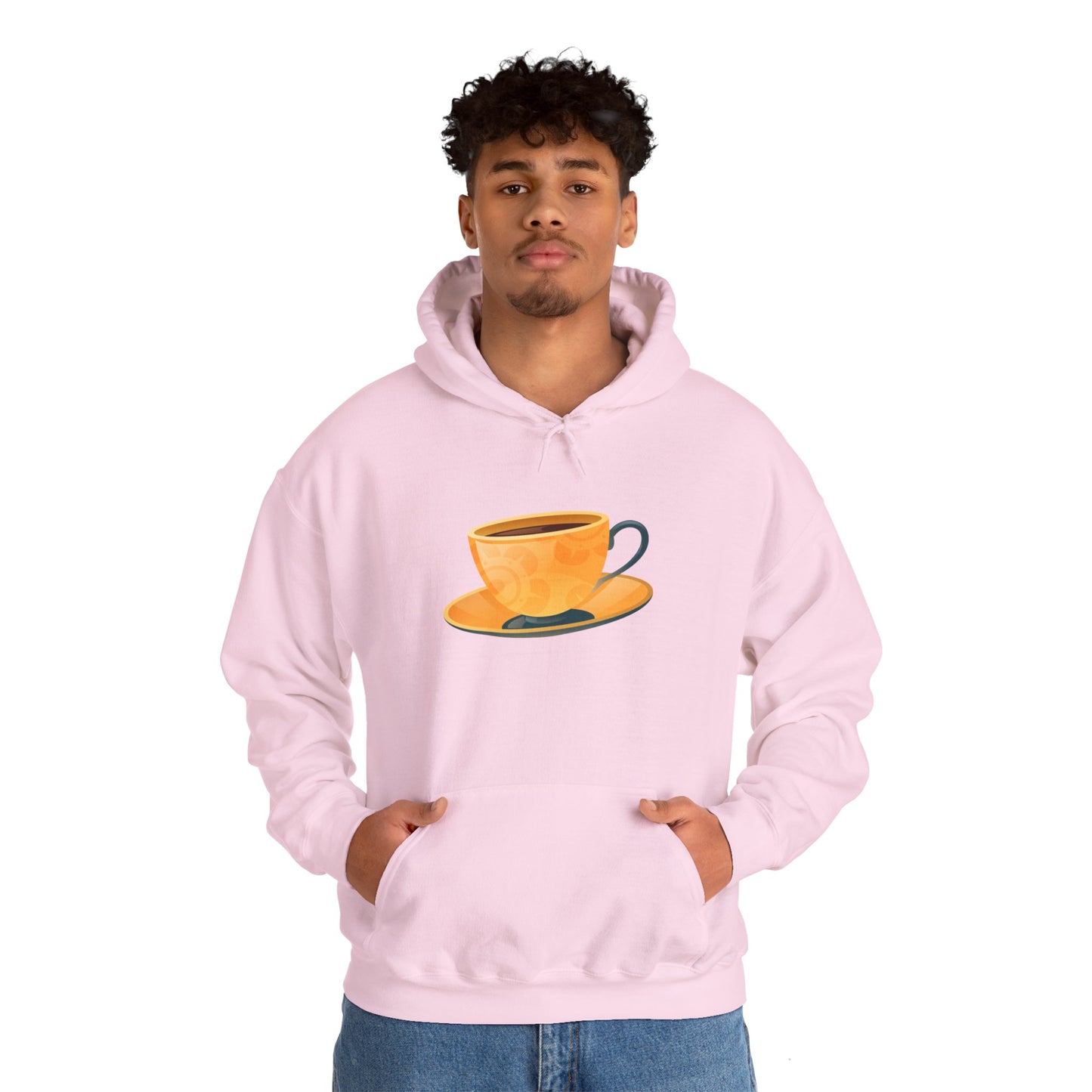 Unisex Heavy Blend™ Hooded Sweatshirt - Adorable British Tea Cup