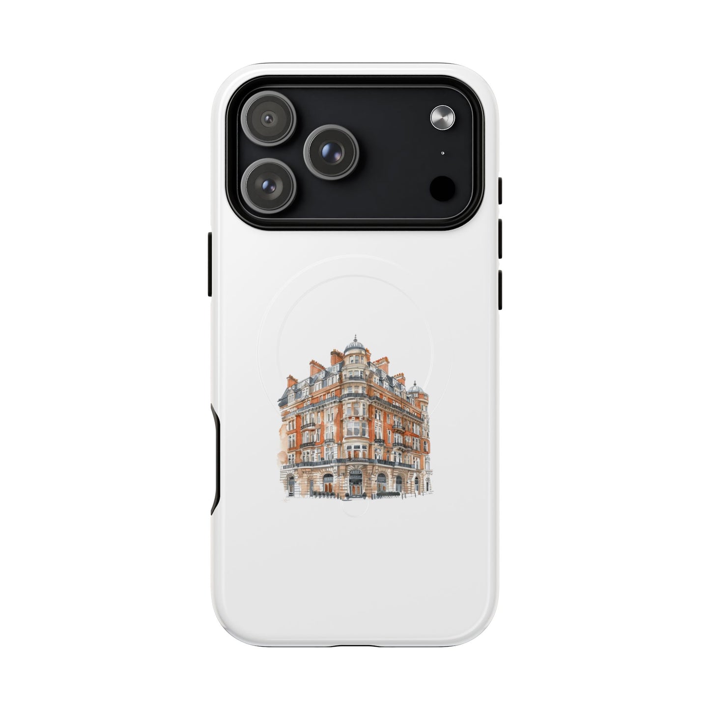Elegant Tough Magnetic Case with Urban Design, Phone Case, Smartphone Protector, Gift for Her, Unique Tech Accessories