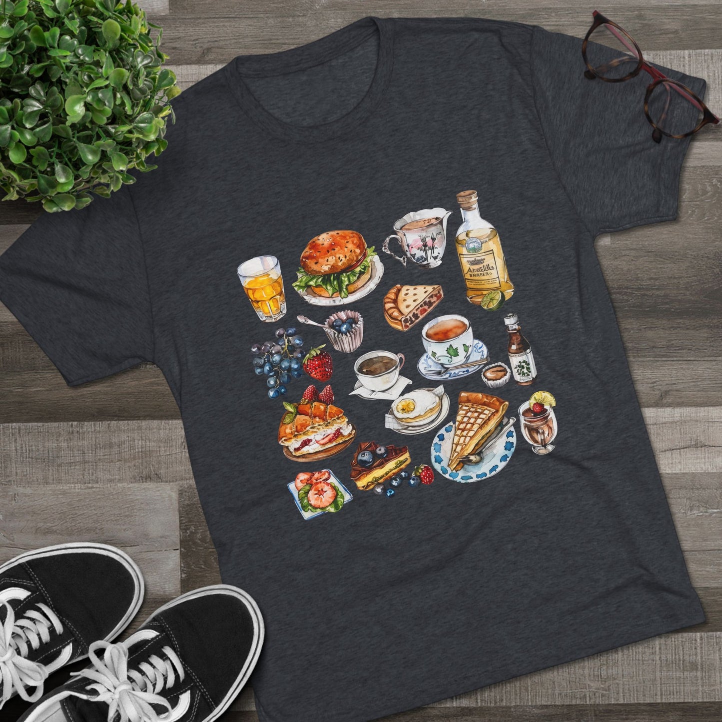 Vintage England Cozy Unisex Tri-Blend Crew Tee