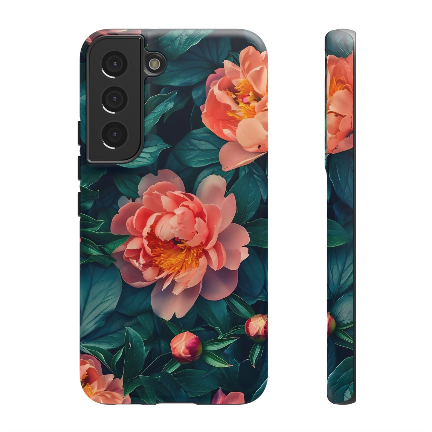 Floral Phone Case - Tough Cases, Flower Design, Botanical Art, Phone Accessory, Gift for Her, Nature Lovers