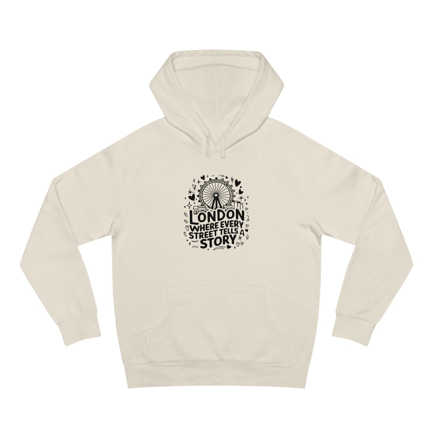 Versatile Unisex Hoodie - London's Story Telling Streets