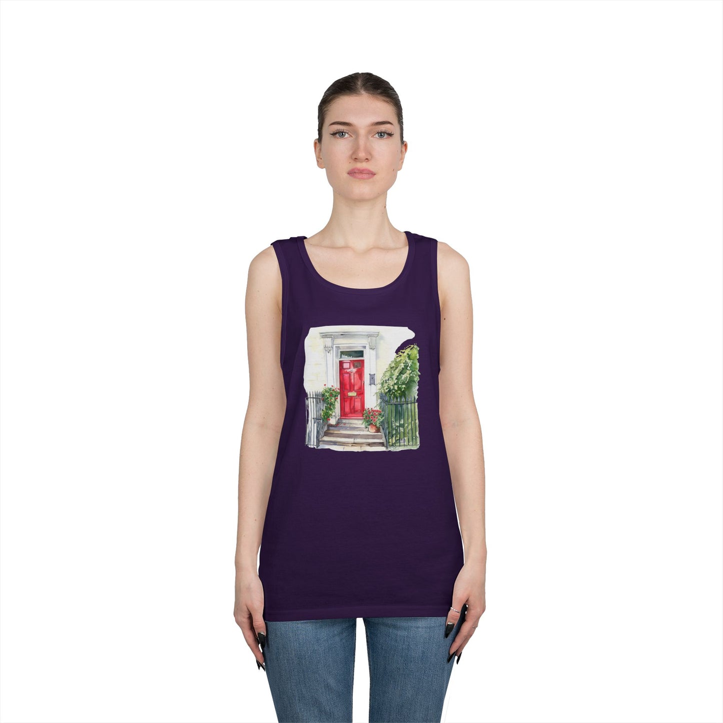 Unisex Heavy Cotton Tank Top - British Nature - Scenic Landscapes and Natural Beauty
