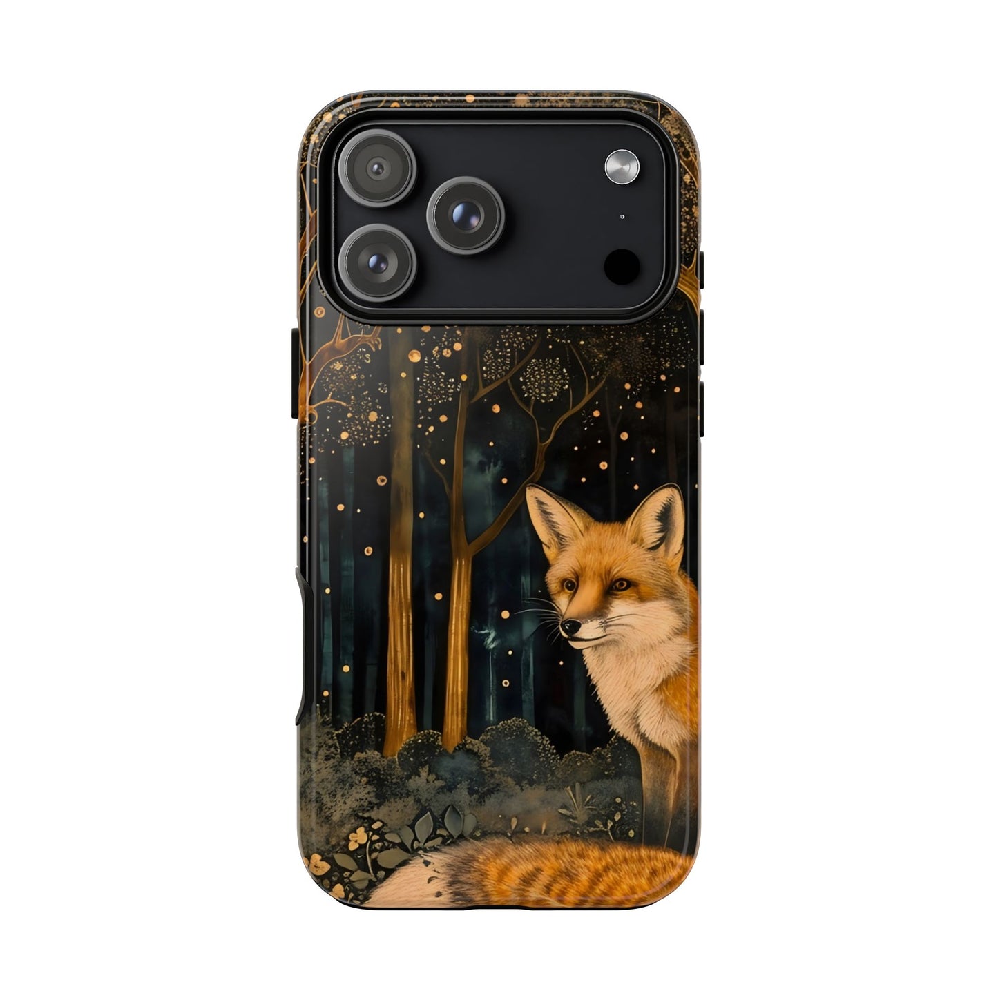 Fox Forest Phone Case, Cool Tough Case for Animal Lovers, Nature Themed Accessory, Unique Gifts for Her, Wildlife Protection
