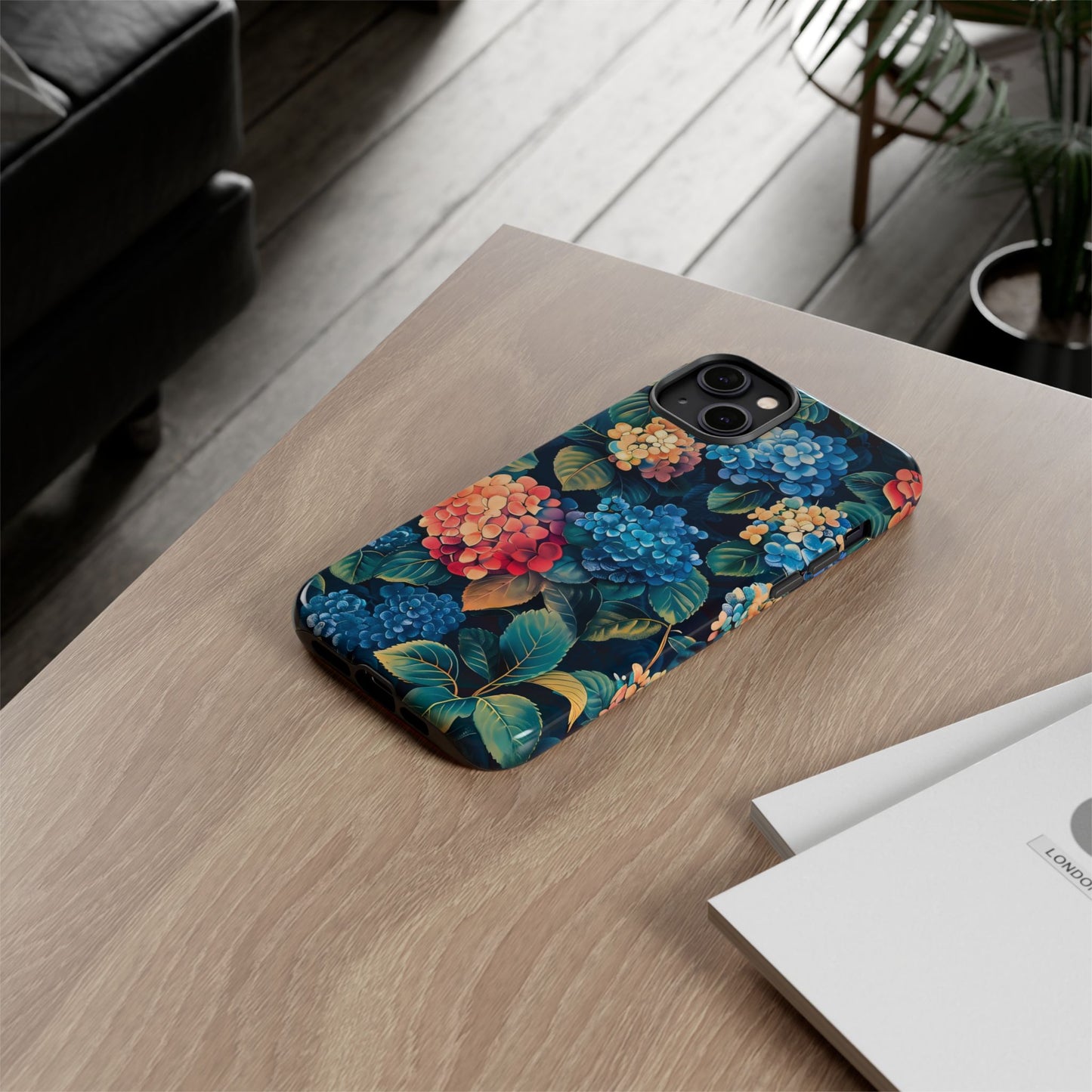 Floral Tough Phone Case, Durable Smartphone Cover, Flower Design, Gift for Her, Stylish Protection