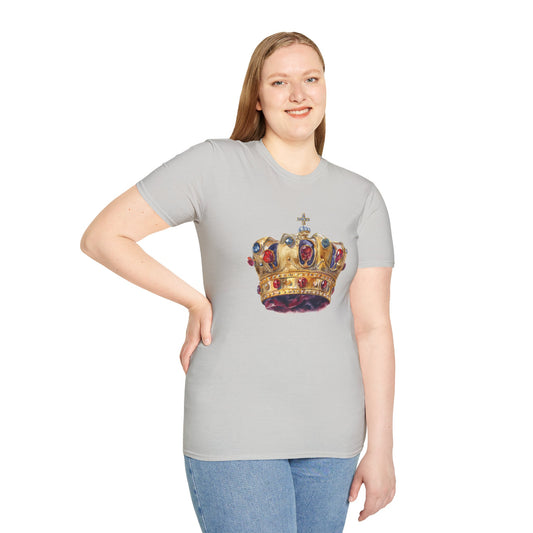 Unisex Softstyle T-Shirt - British Royal Crown Design