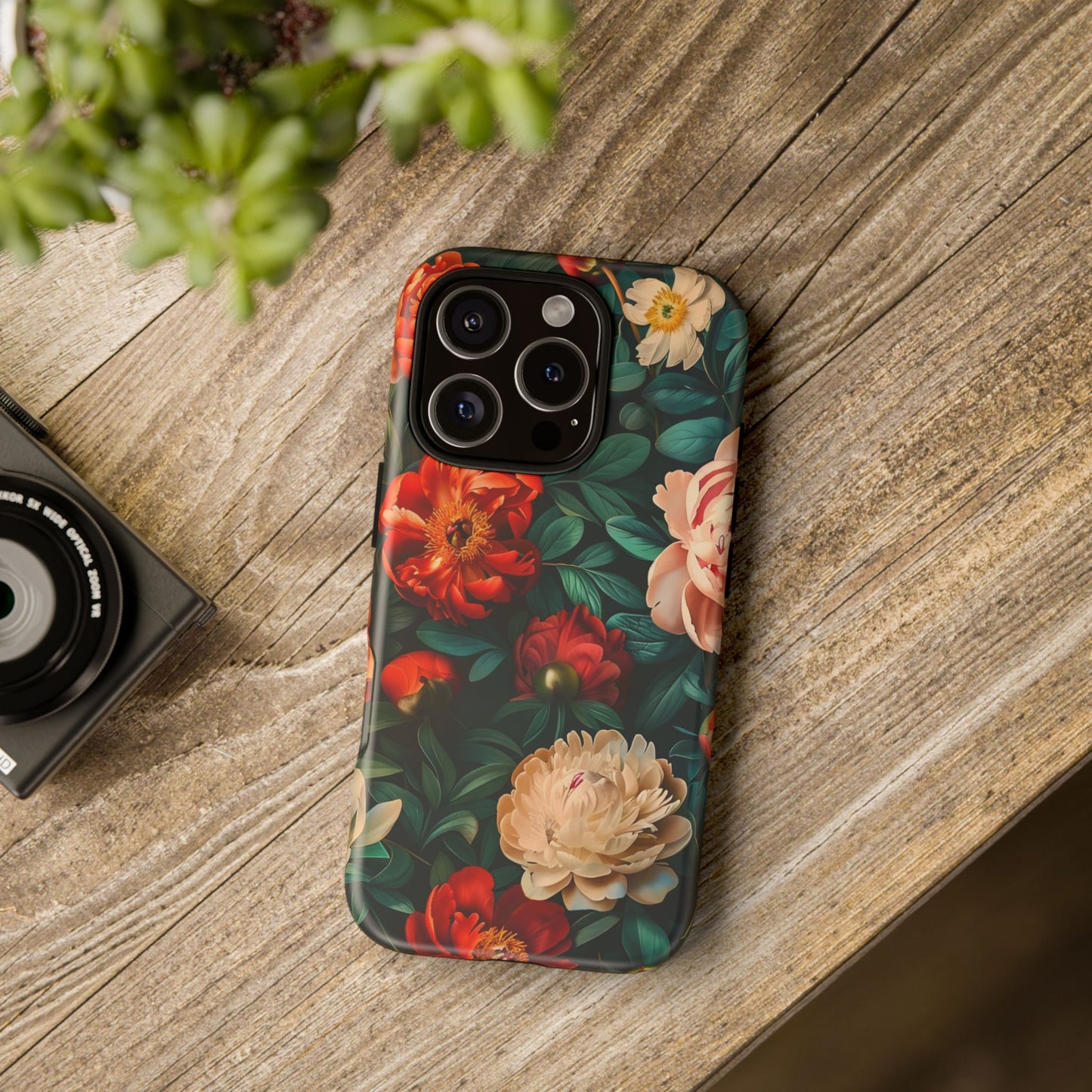 Floral Phone Case - Tough Cases, Vibrant Protection, Gift for Her, Cute Floral Design, Trendy Accessory, Perfect for Spring
