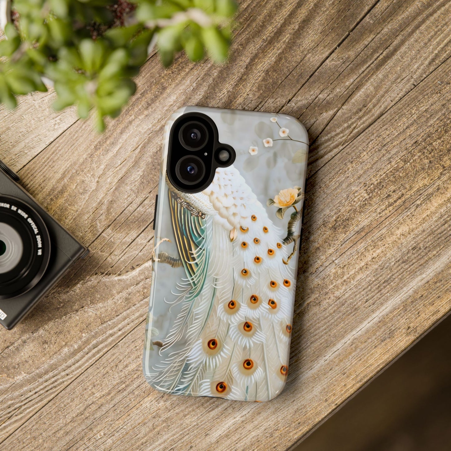 White peacock Tough Cases