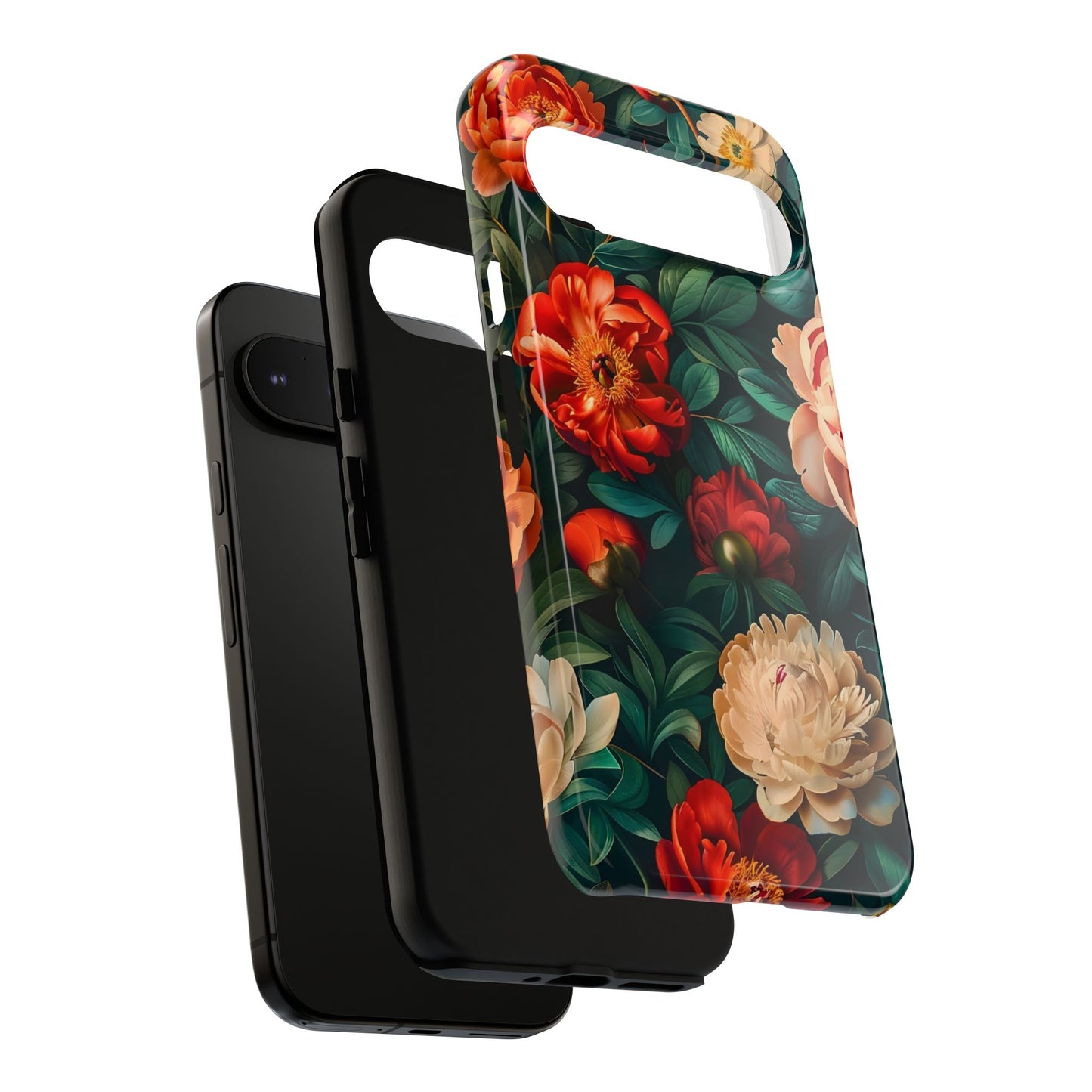 Floral Phone Case - Tough Cases, Vibrant Protection, Gift for Her, Cute Floral Design, Trendy Accessory, Perfect for Spring