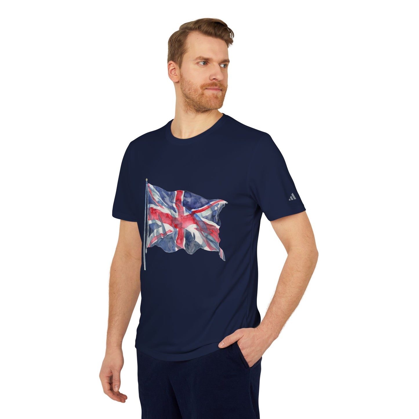 adidas Unisex Sport T-shirt - British Flag - Iconic Union Jack
