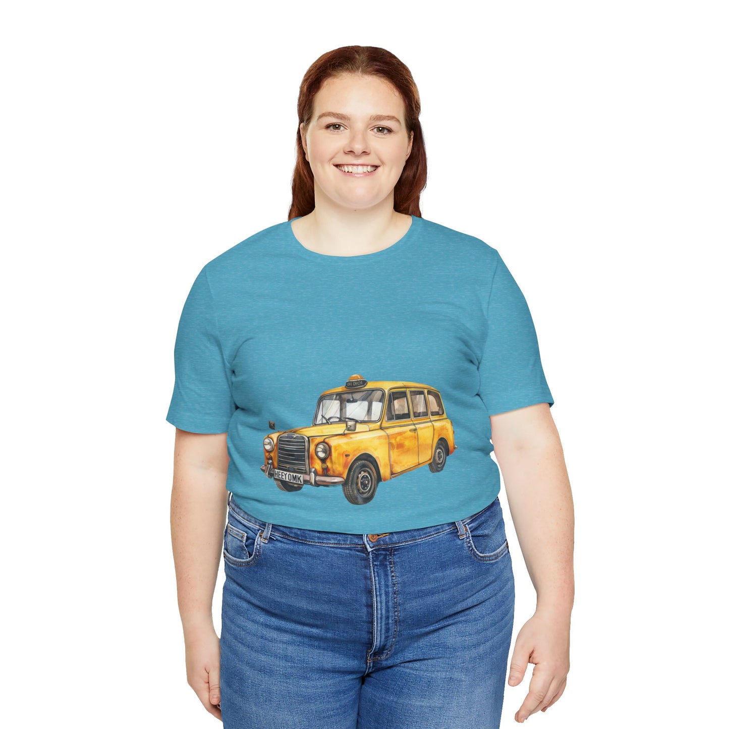 Unisex Jersey Short Sleeve Tee - Trendy British Vintage Car
