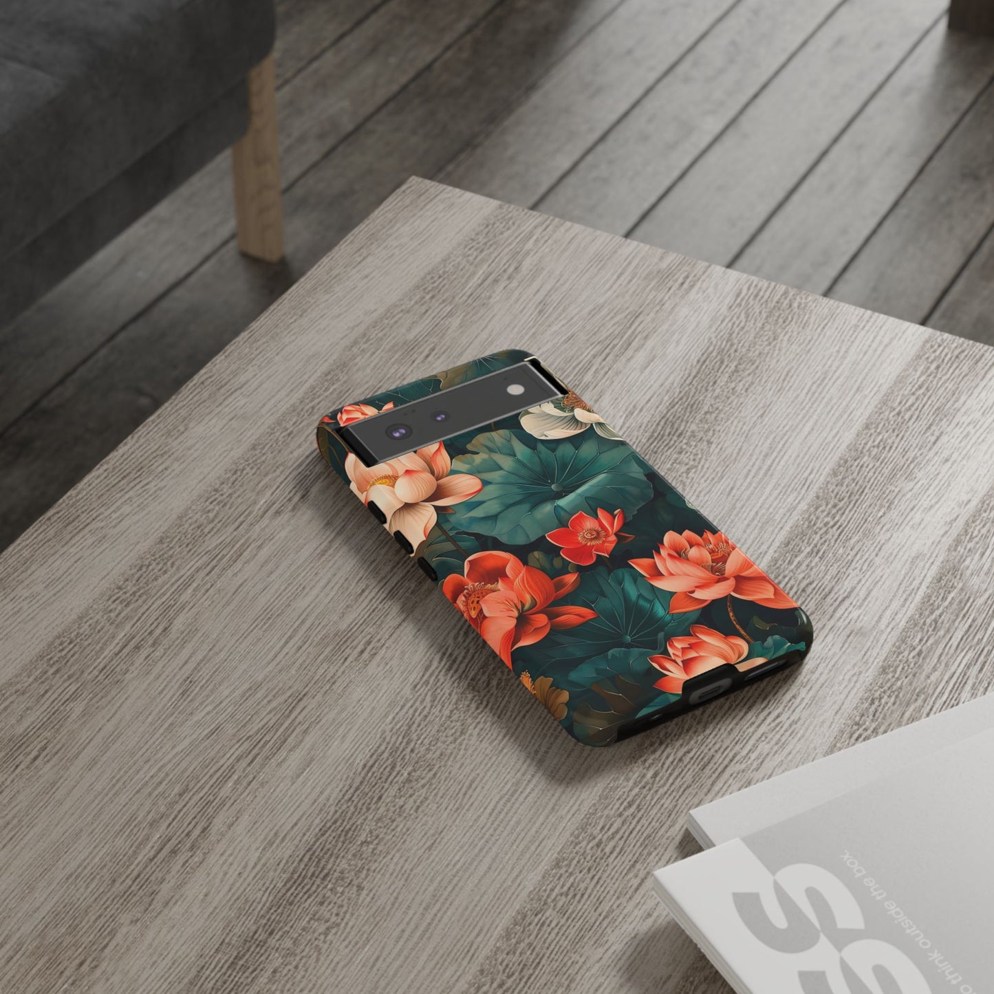 Flower Phone Case, Floral Phone Cover, Tough Case for Floral Lovers, Gift for Her, Stylish Tech Accessories
