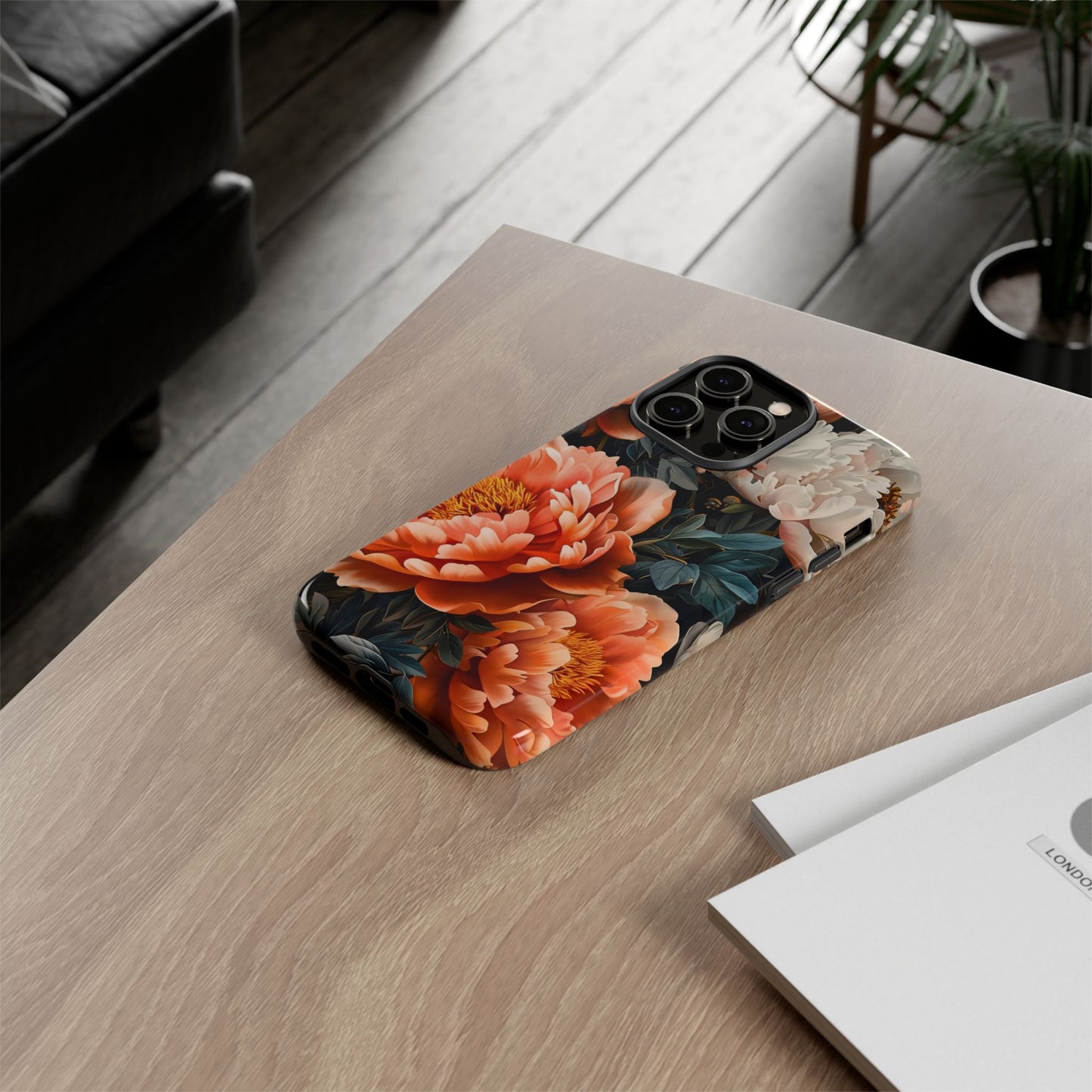 Floral Phone Case - Tough Cases, Durable Cover, Flower Design, Unique Gift, Phone Accessories