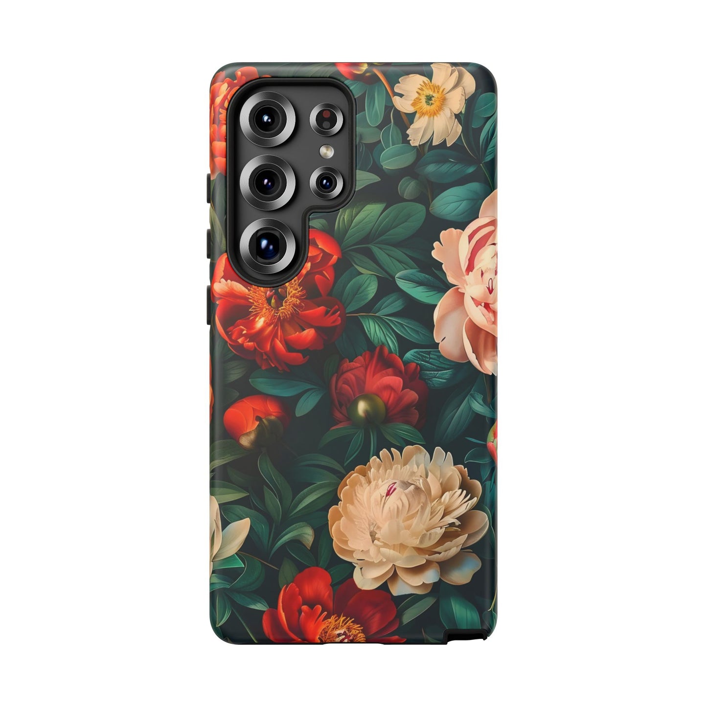 Floral Phone Case - Tough Cases, Vibrant Protection, Gift for Her, Cute Floral Design, Trendy Accessory, Perfect for Spring