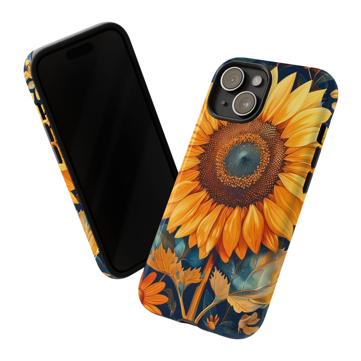 Sunflower Phone Case - Floral Design for Nature Lovers, Cute Spring Accessory, Gift for Her, Eco-Friendly Cover