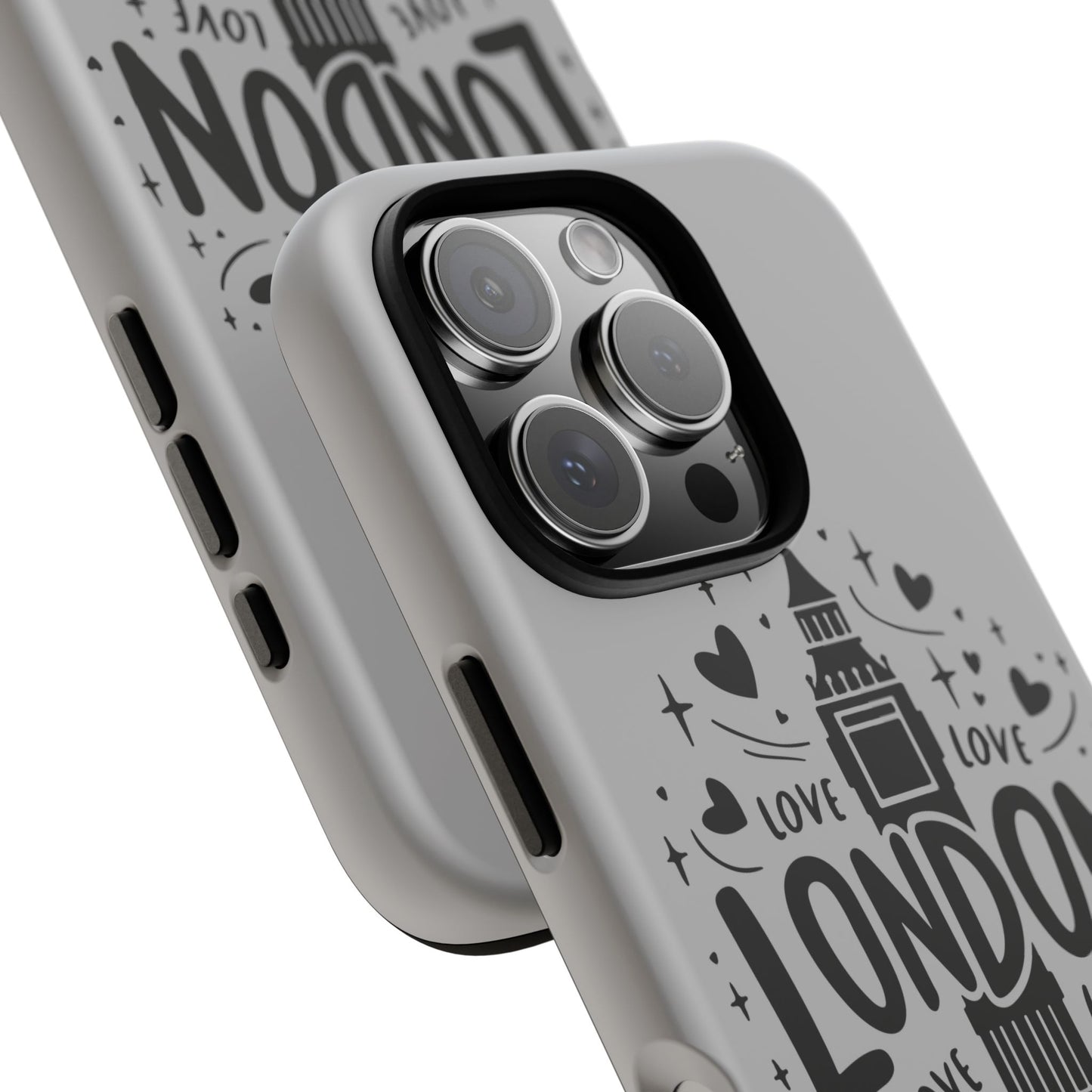 London Love Phone Case, Tough Cases, Stylish Phone Accessories, Unique Gift for Travelers, London Souvenir, Love Design