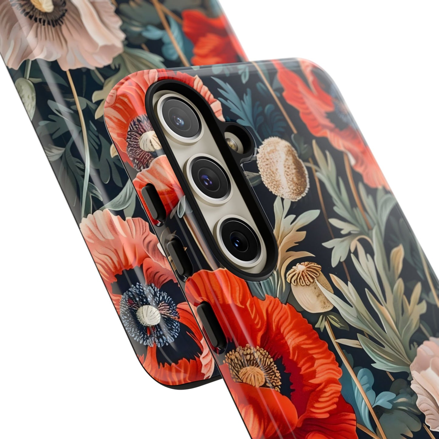 Floral Phone Case - Tough Cases, Flower Design, Chic Tech Accessories, Stylish Gifts, Unique Phone Protectors