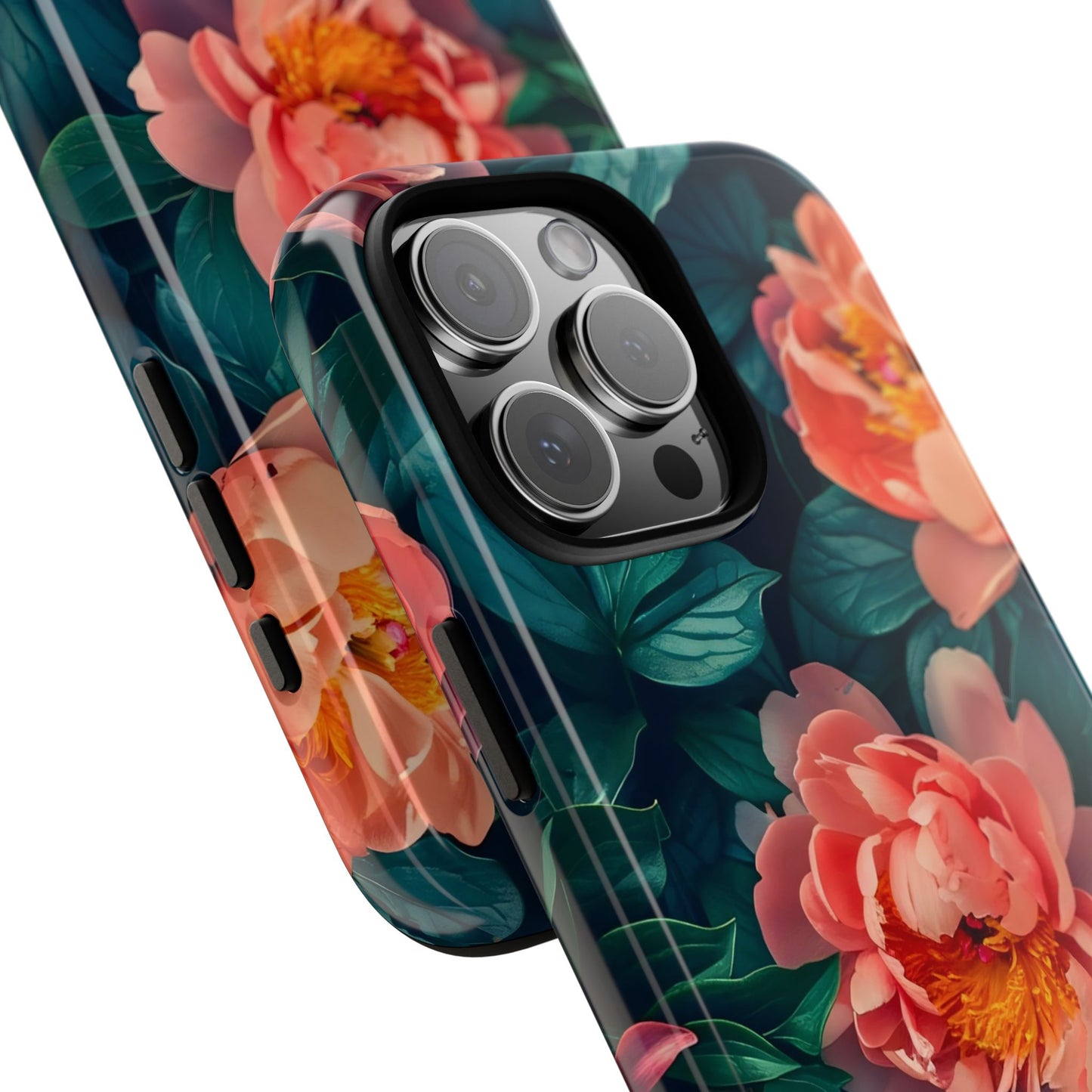 Floral Phone Case - Tough Cases, Flower Design, Botanical Art, Phone Accessory, Gift for Her, Nature Lovers